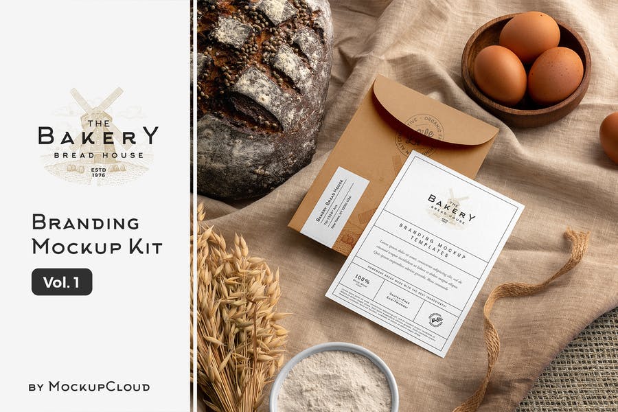 Creative Bakery Branding Mockup Kit