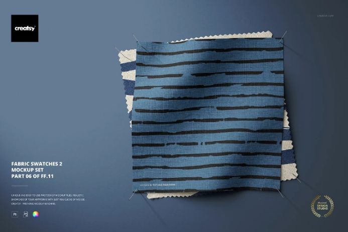 Download 18 Fabric Swatches Mockup Psd For Design Presentation Mockupcloud