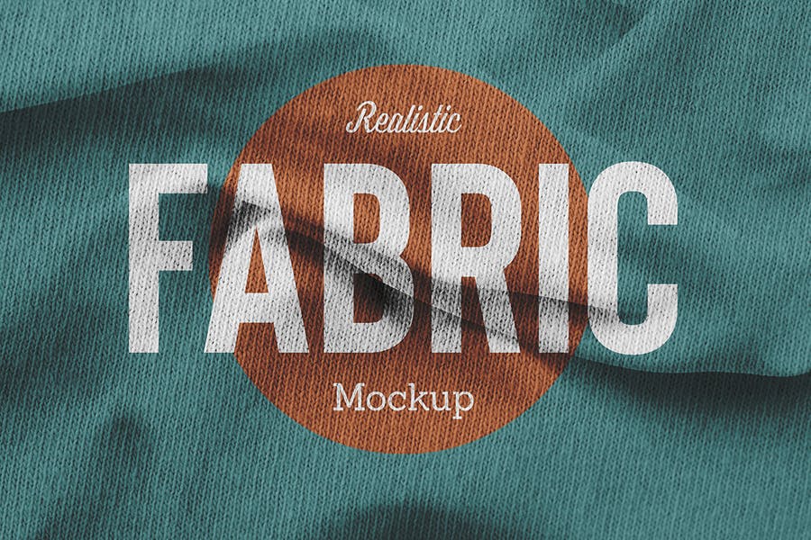 Editable Fabric Mockup PSD