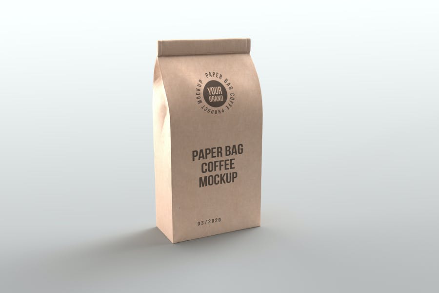 Editable Paper Bag Mocup