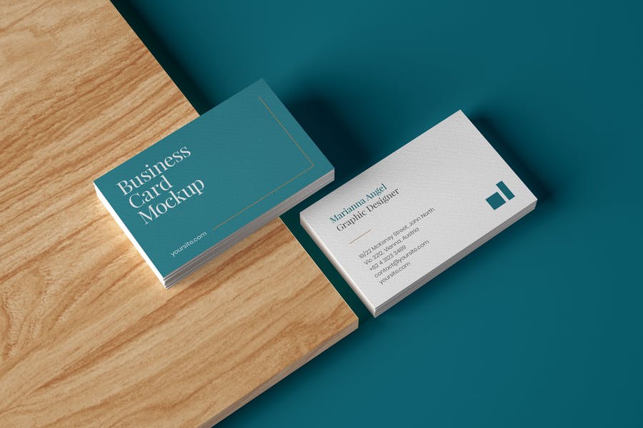 Elegant Business Card Mockup for Branding