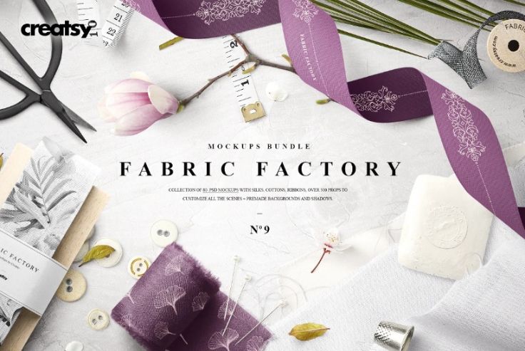 Fabric Factory Mockup Bundle