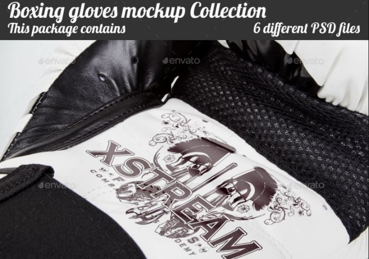Fighter Gloves Mockup