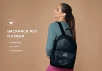 Backpack mockup psd