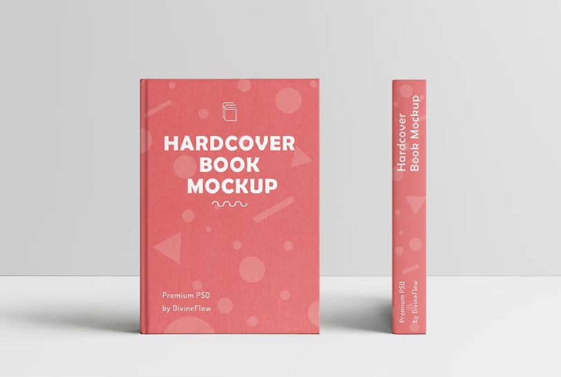 Fully Editable Book Branding Mockup