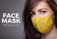 face mask mockup