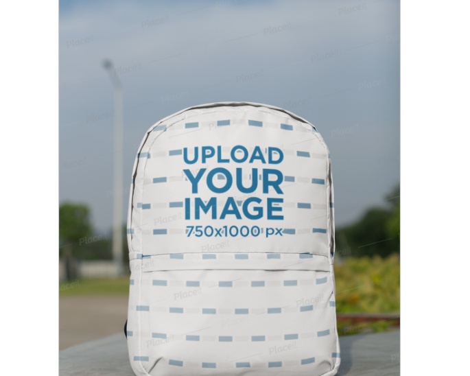 Isolated Backpack Mockup PSD