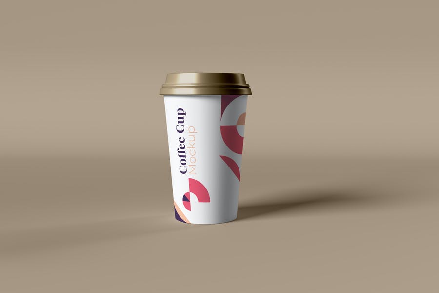 Isolated Coffee Cup Mockup PSD