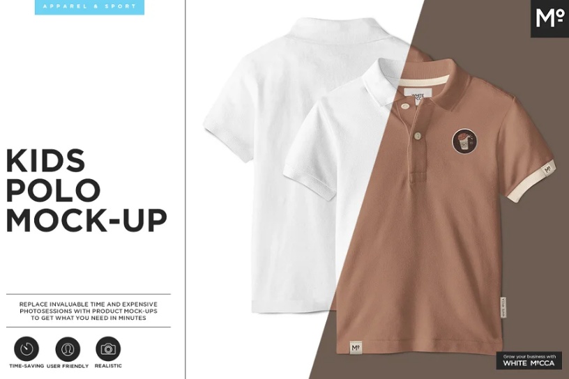 Kids Poo Shirt Branding Mockup 