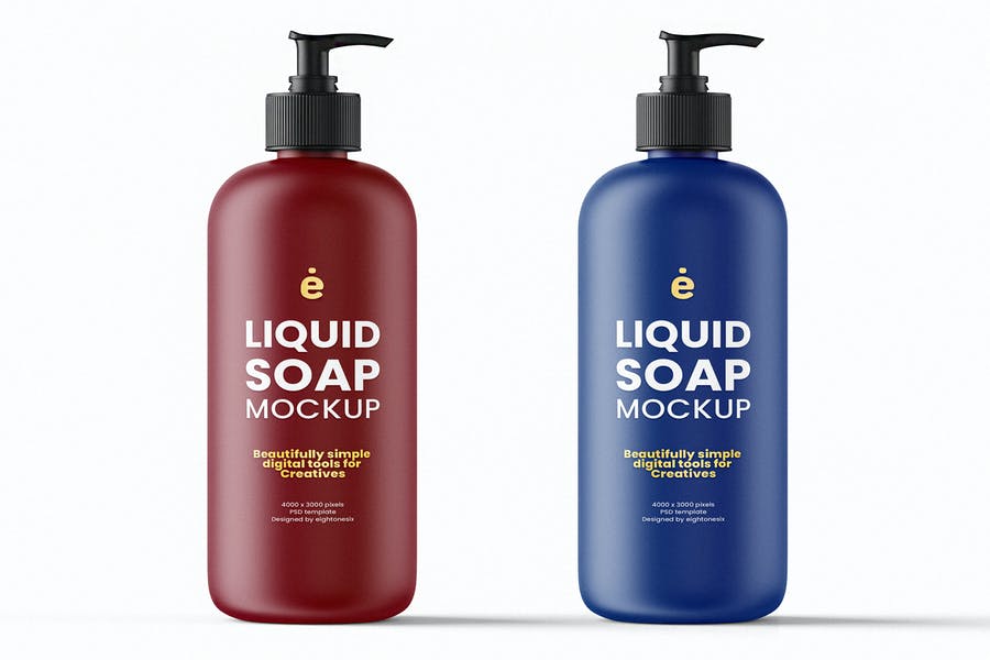 Liiquid Soap Branding Mockup