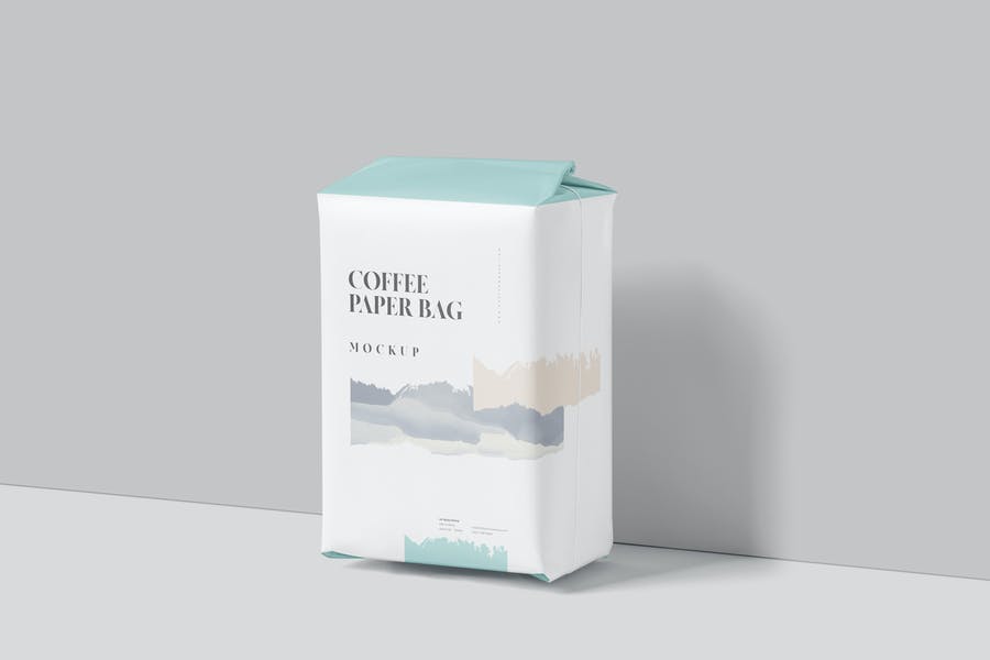 Medium Size Coffee Packaging Mockup