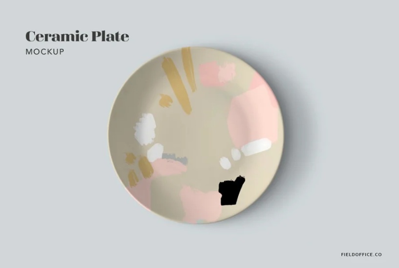 Minimal Plate Mockup PSD