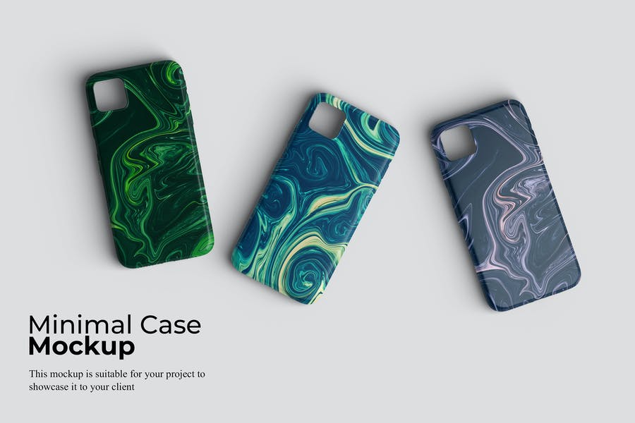 Minimal iPhone Case Mockup