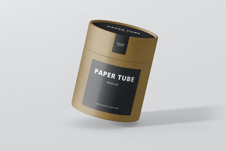 Multi Size Paper Tubes Mockup