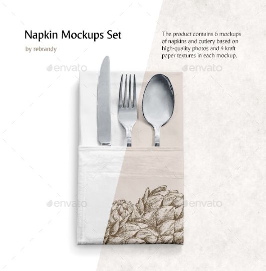 Napkin Mockup Set