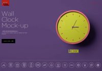 Wall Clock Mockup