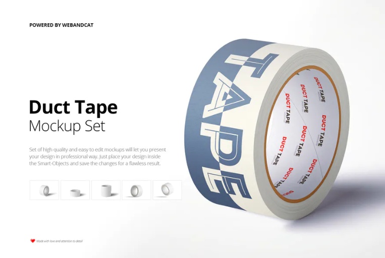 Paper Tape Mockup Set