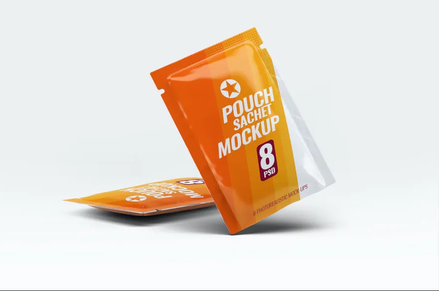 Photo Realistic Stand Up Pouch Mockup