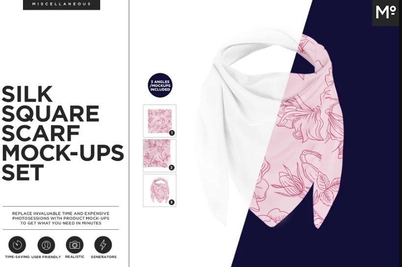 Download 25 Best Scarf Mockup Psd For Apparel Branding Mockupcloud