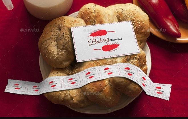 bakery branding mockup