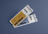 Event ticket mockup