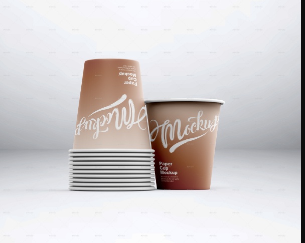 Realistic Coffee Cup Mockup