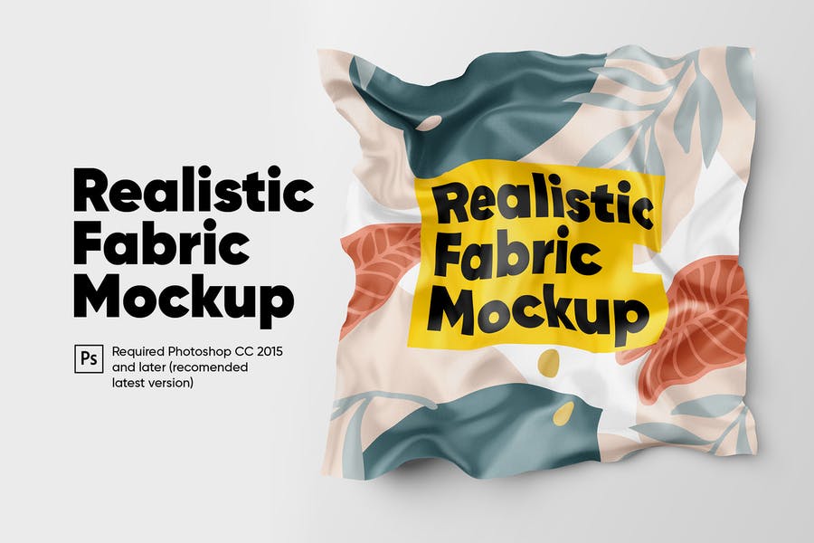 Realistic Fabric Design Mockup