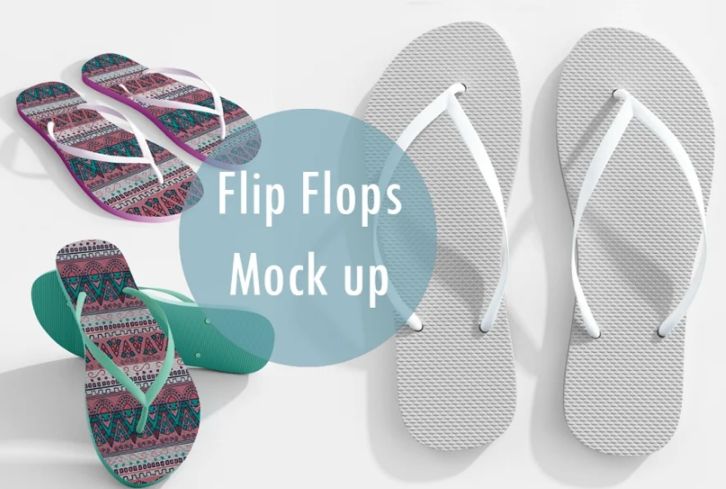 Realistic Flip Flop Mockups