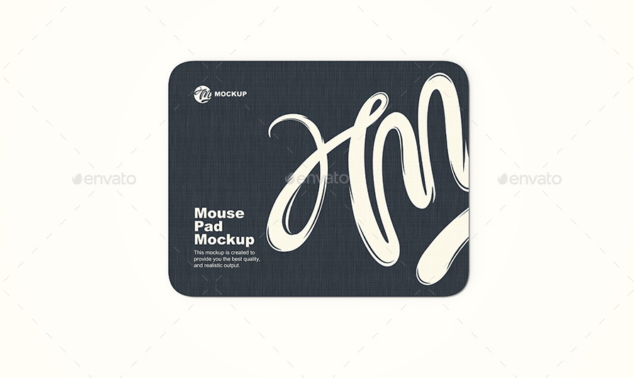 Realistic Mousepad Mockup
