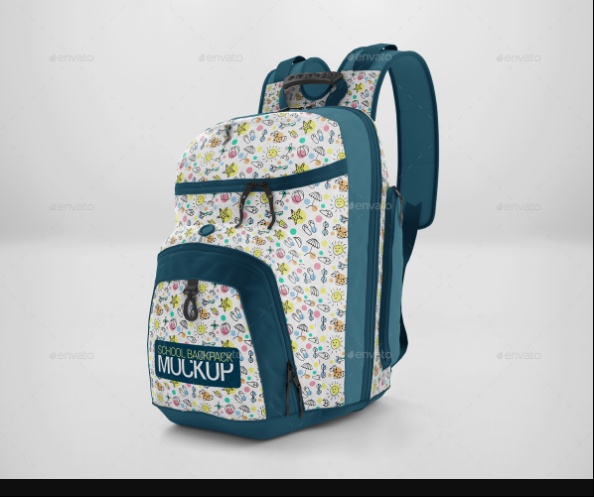 Simple Backpack Mockup PSD