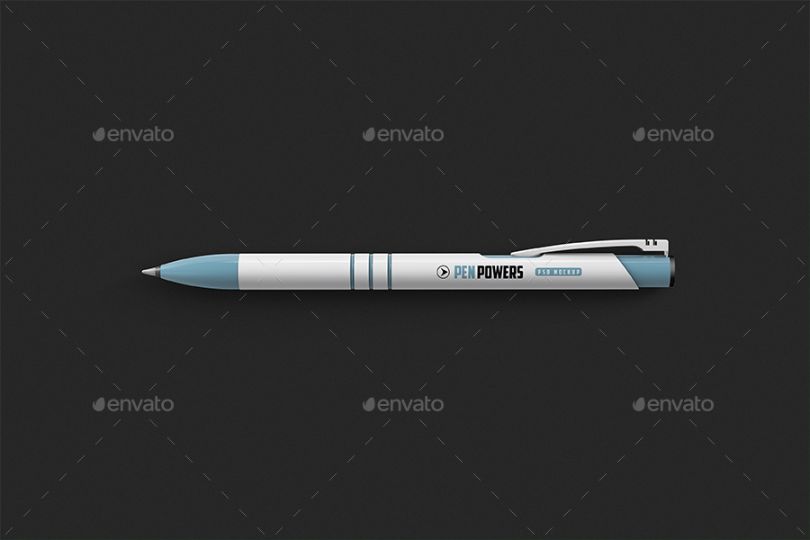 Simple Ball Poinr Pen Mockup