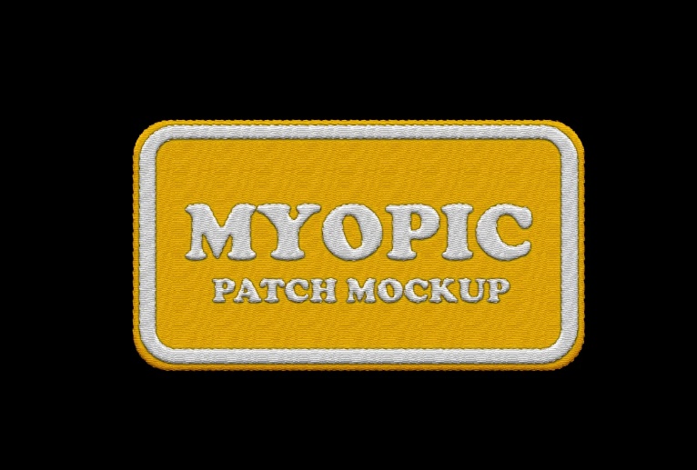 Simple Patch Mockup PSD