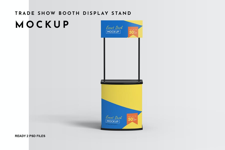 Simple Trade Show Stand Mockup