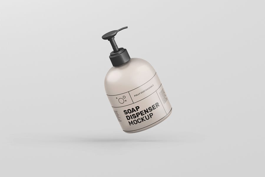 Soap Dispenser Mockup PSD