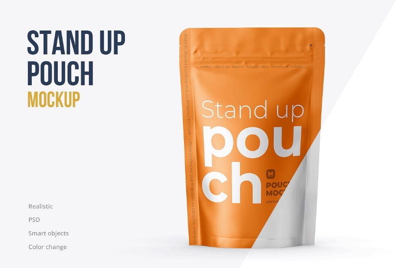Stand Up Pouch Front Mockup