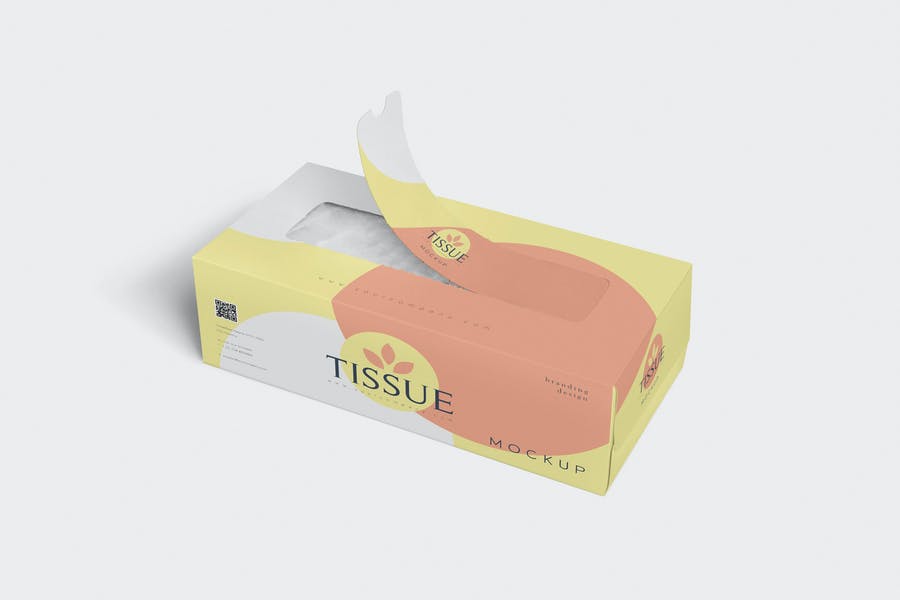 Tissue Box Mockup PSD