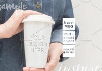 travel mug mockup