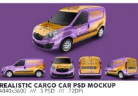 cargo van mockup