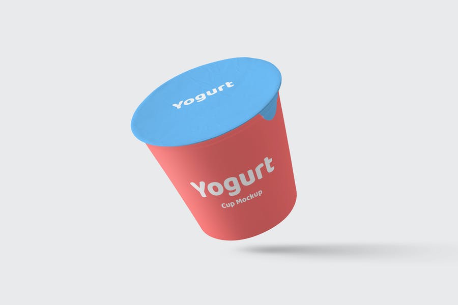 Yogurt Cup PSD Mockup