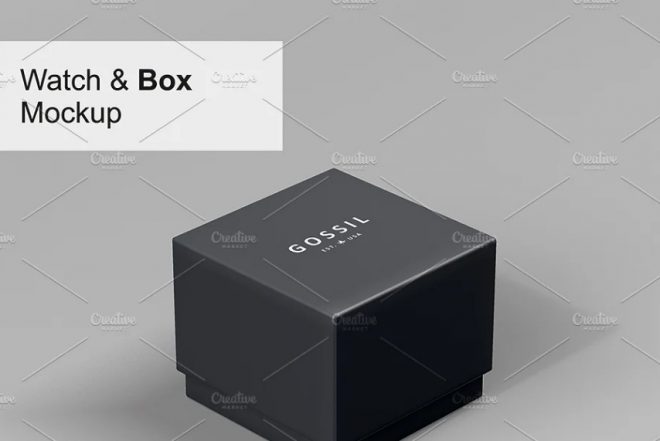 10+ Unique Watch Box Mockup PSD for Branding - MockupCloud