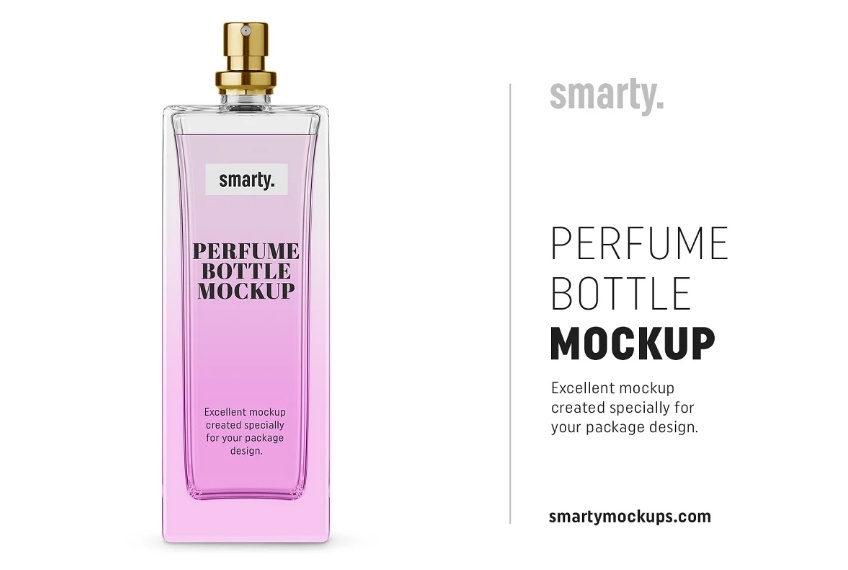 Glass Perfume Bottle Mockups