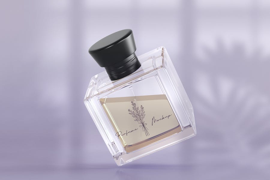 High Resolution Perfume Branding Mockup