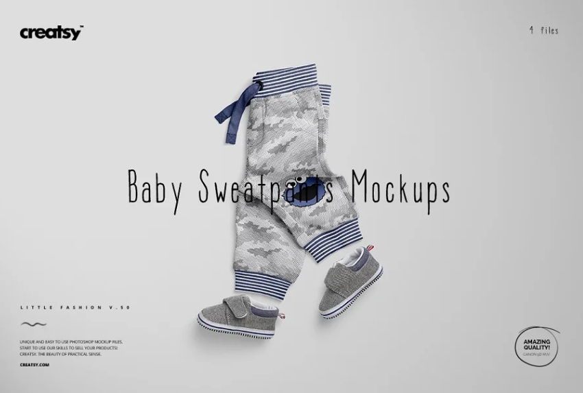Baby Sweatpants Mockup Pack