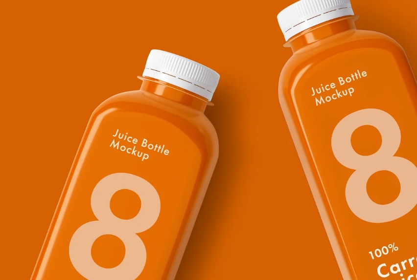 Juice Bottle Branding Mockups