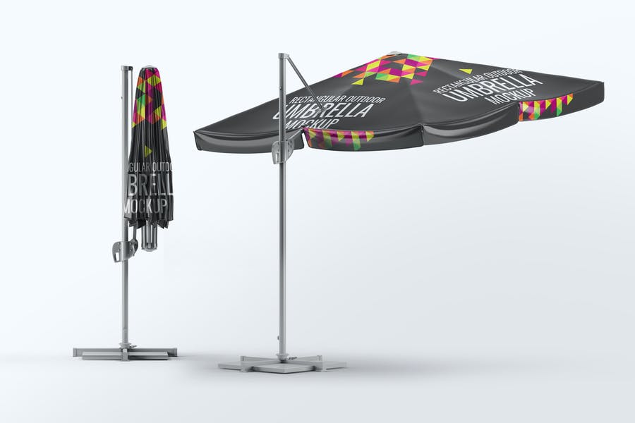 Outdoor Umbrella Mock Up PSD