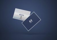 postcard mockup psd