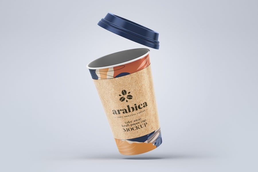 Professional Paper Cup Mockup PSD