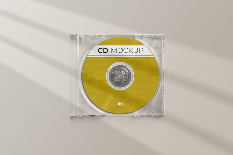 Simple CD Mockup PSD