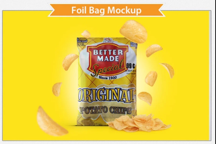 Snack Foil Bag Mockups