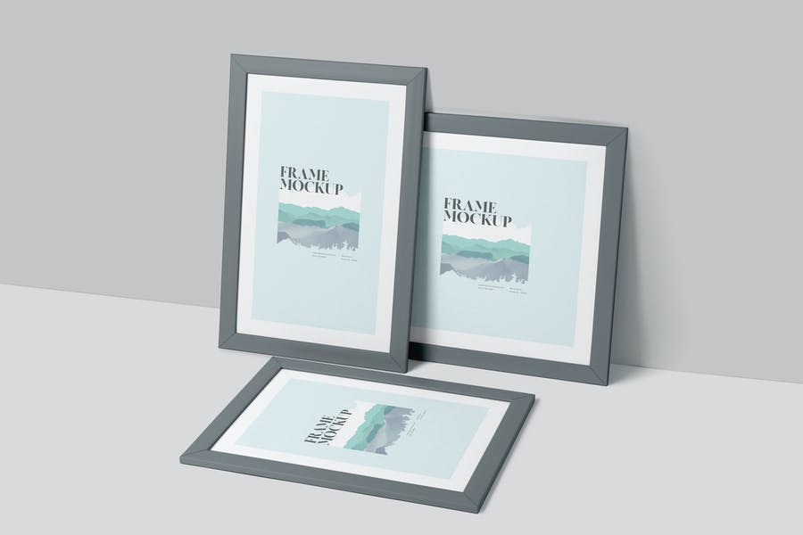 Square and Rectangle Frame Mockups